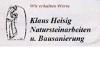 KLAUS HEISIG NUB NATURSTEINARBEITEN UND BAUSANIERUNG