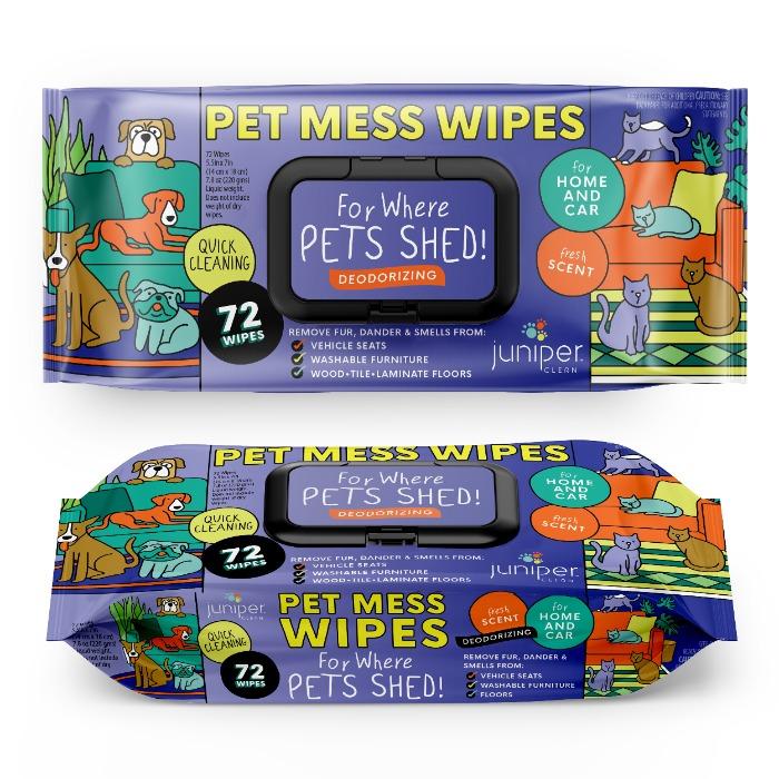 Juniper Clean Pet Mess Wet Wipes Europages