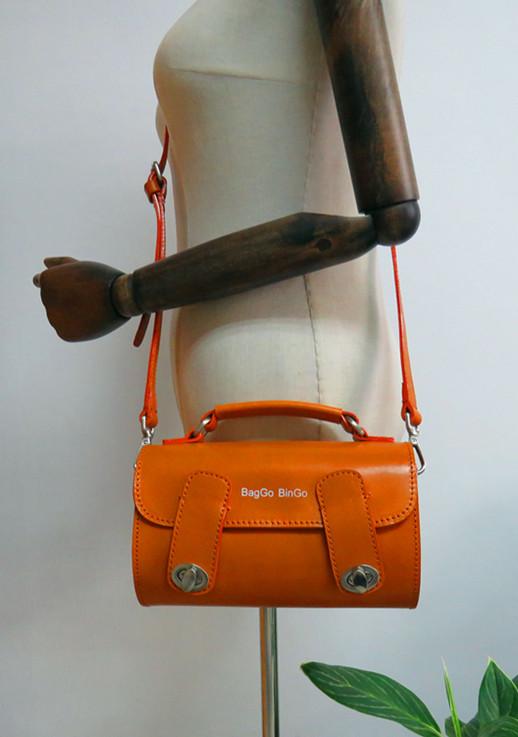 Papillon leather handbag