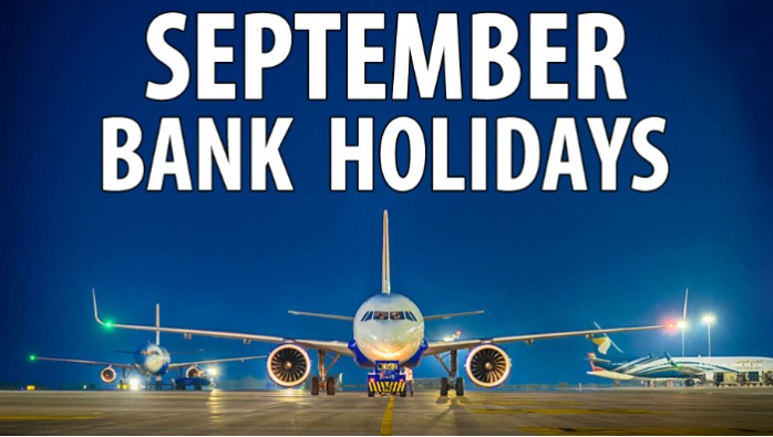 September 2024 - Upcoming holidays - Anticipate delays