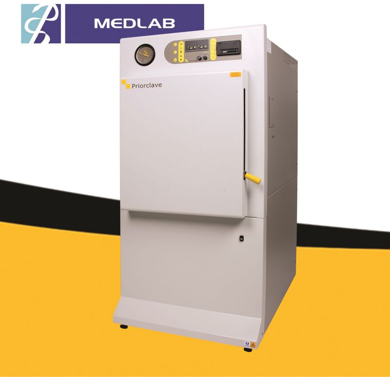 PRIORCLAVE SHOWS AUTOCLAVE RANGE AT MEDLAB 2020