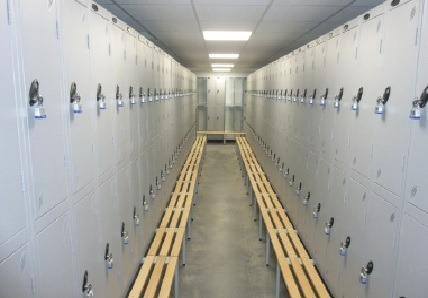 Temporary Locker Rooms