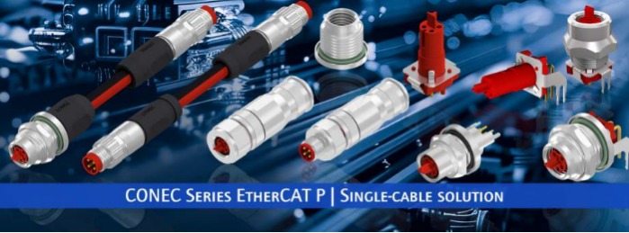 CONEC Produktserie M8x1 EtherCAT P