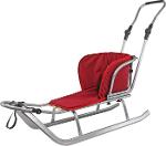 Sled with push bar, footrests and mattress manufactuer
