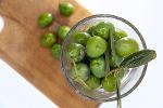 Seasoned olives