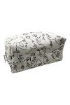 White Teddy Plush Fabric Makeup Bag