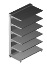 Modular shop rack systems & instore interior shelving design