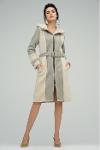 Hooded shearling coat 2049