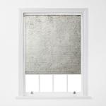 Crushed Velvet Roller Blind 4ft - Silver