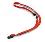 Textile lanyard 10 with plastic clip, DURABLE