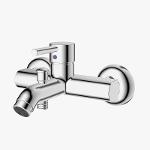 Exposed bath mixer without shower kit