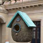 Outside Outdoor Resin Birdhouse Hanging Bird House 