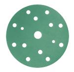 green sanding disc Ø 150mm - 15 holes P360 100p.