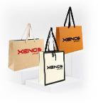 Paper Bags with Textile Handle
