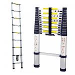 Herzberg HG-5260: Aluminum Telescopic LadderAnti Slip Footing 