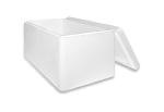 Polystyrene containers for food use.