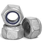 M24 - 24mm Nyloc Nuts Nylon Insert Nut Type P Galvanised Gra