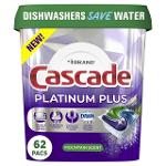 Cascade Platinum Plus Dishwasher Detergent Pacs, Mountain Sc