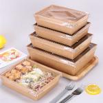 KRAFT PAPER FOOD BOX WITH LID