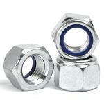 M30 - 30mm Nyloc Nuts Nylon Insert Nuts Type P Bright Zinc P