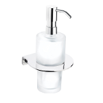 Neva Chrome Soap Dispenser With Glass