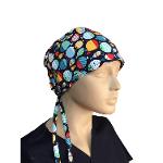 Unisex Bluemarin Medical Cap, Fish Print