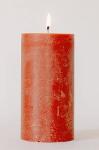 Pillar candle Rustic - rust (small)