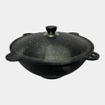 Cast iron cauldron with a lid, 4.5 liters