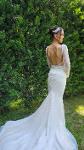 Open Back Mermaid Wedding Dress