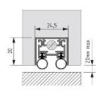 Automatic drop down seal AF 24.5x20