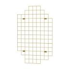 Gold wire mesh display with hook 