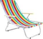 Beach chair single-position rainbow 150kg