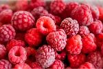 Frozen raspberries