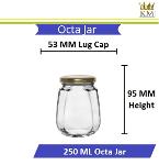 Octa Jar Glass