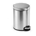 Pedal bin stainless steel 5L round