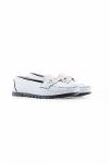 Rok women's loafer shoes with white I accessory