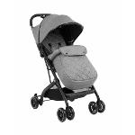 Miley Aluminum Stroller with Footmuff Dark Gray (Waterproof Stroller Gift)