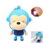 OEM LED Flashlight Plastic Figurine Keychain Toys