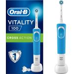 ORAL-B VITALITY 100 CROSS ACTION BLUE CHARGEABLE TOOTH BRUSH