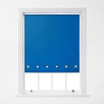 Square Eyelet Roller Blind 3ft - Royal Blue