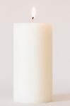 Pillar candle Rustic - off-white (small)