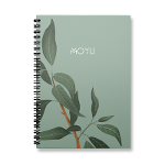 Erasable Notebook | Ring Binder A5 | New Designs Lovely Leafs / Medium