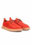 Orange Suede Studded Women's Sisley Shoes