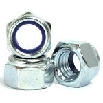 M5 - 5mm Nyloc Nuts Nylon Insert Nut Type T Bright Zinc Plat