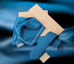 Custom 100% silk tie set and neck scarf