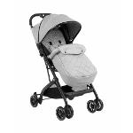 Miley Aluminum Stroller with Light Gray Footmuff (Waterproof Stroller Gift)