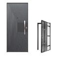 E-lite with Aluminium panel Lux security Door