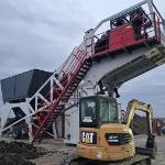 PMC60 60 m3 Mobile Portable Concrete Batching Plant Self Ere