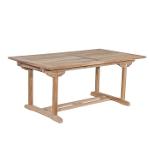 extendable garden table teak wood 