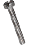 Slotted cheese head machine screws